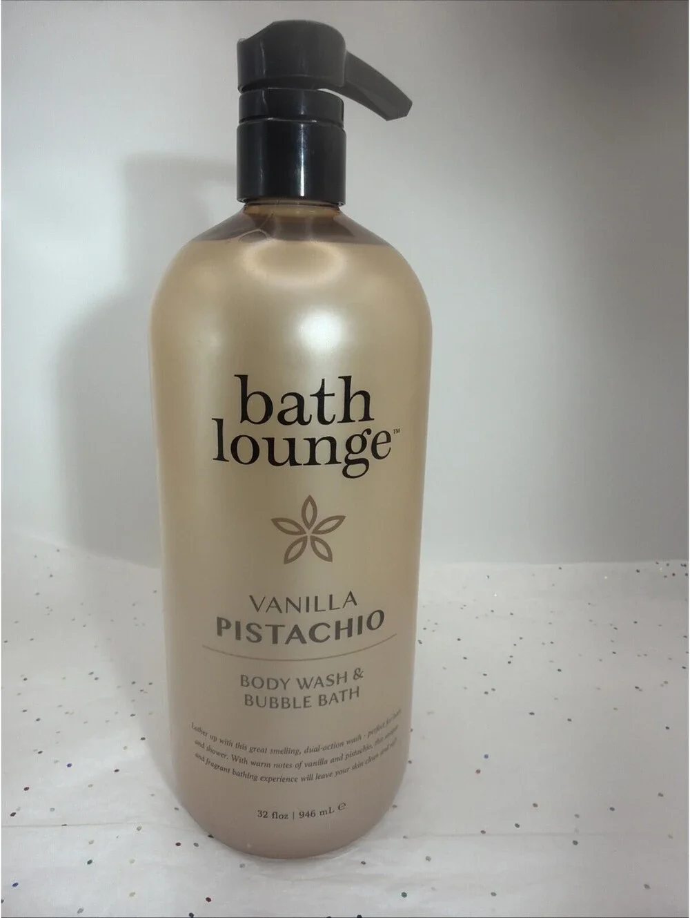 Vanilla Pistachio Body Wash & Bubble Bath 2 x 32oz Spa Scent Duo Pack